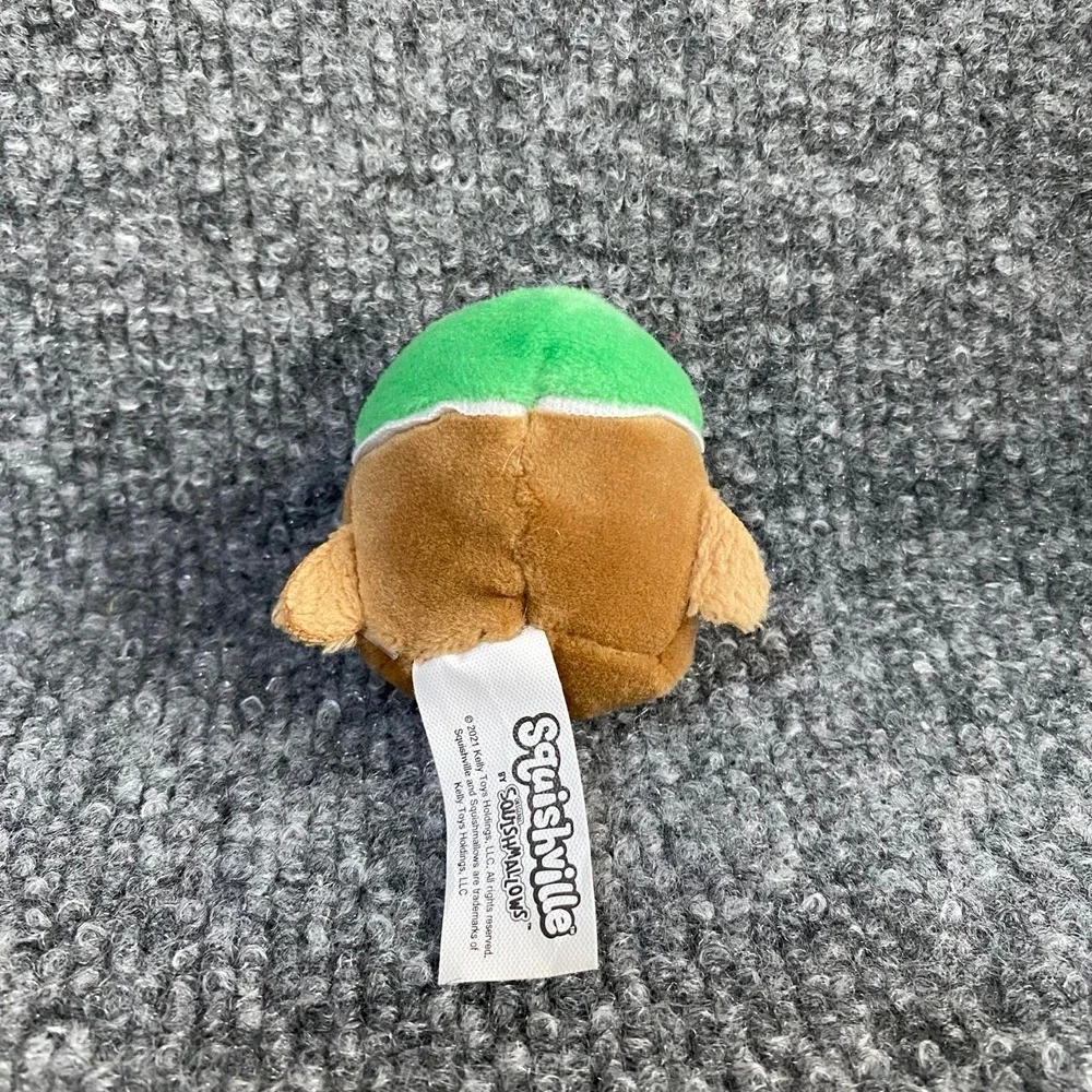 SQUISHVILLE GREEN BROWN AVERY MALLARD DUCK MICRO SV STUFFED PLUSH TOY